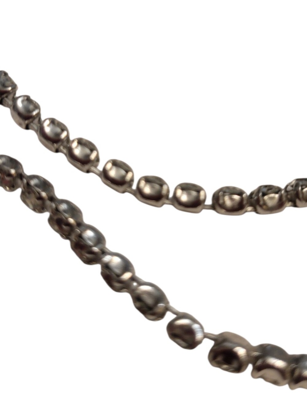 Vintage Rhinestone Choker Style Necklace - Picture 8 of 8